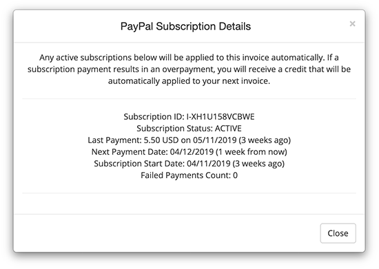WHMCS 7.9 PayPal预防重复订阅